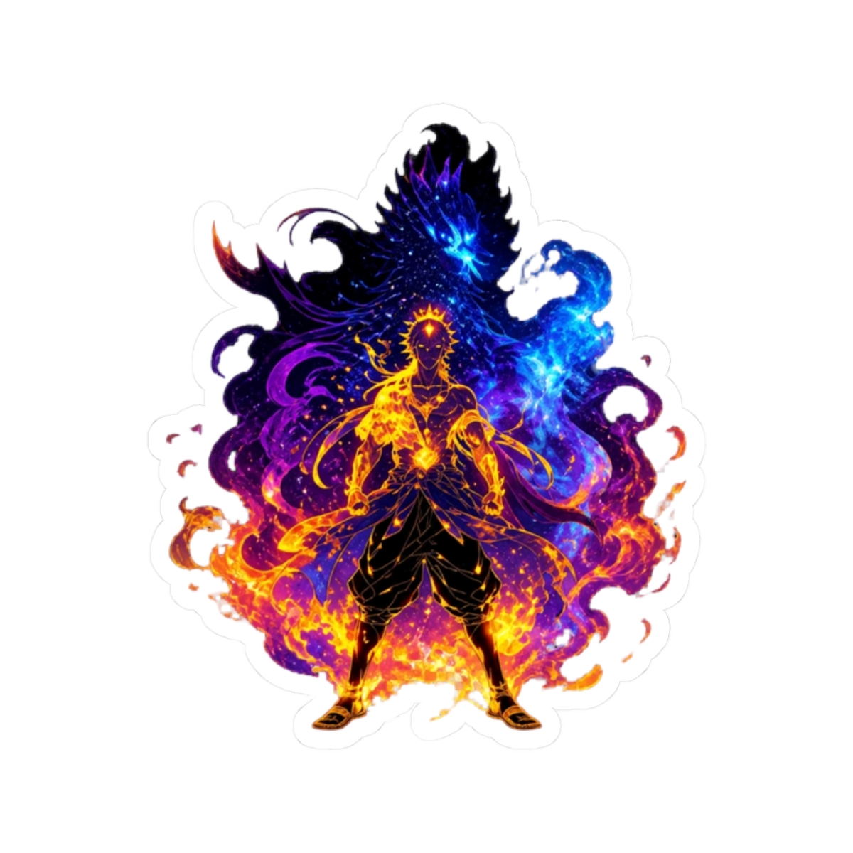 Sinbad Bold Pose Fan Art Sticker | Magi: Labyrinth of Magic - alternate angle 3, merchandise