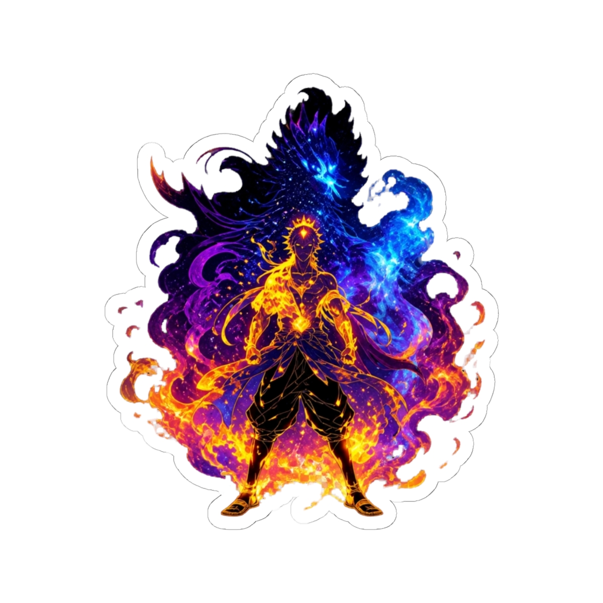 Sinbad Bold Pose Fan Art Sticker | Magi: Labyrinth of Magic