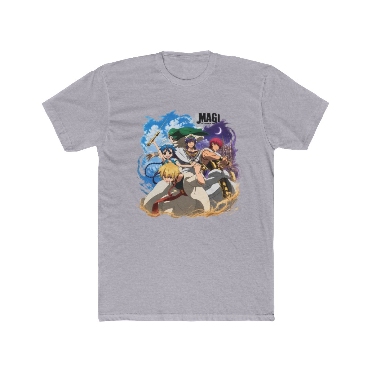 Magi The Labyrinth of Magic T Shirt - Cast Sky (Women L) - Archonia.com | Magi: Labyrinth of Magic - alternate angle 4, merchandise
